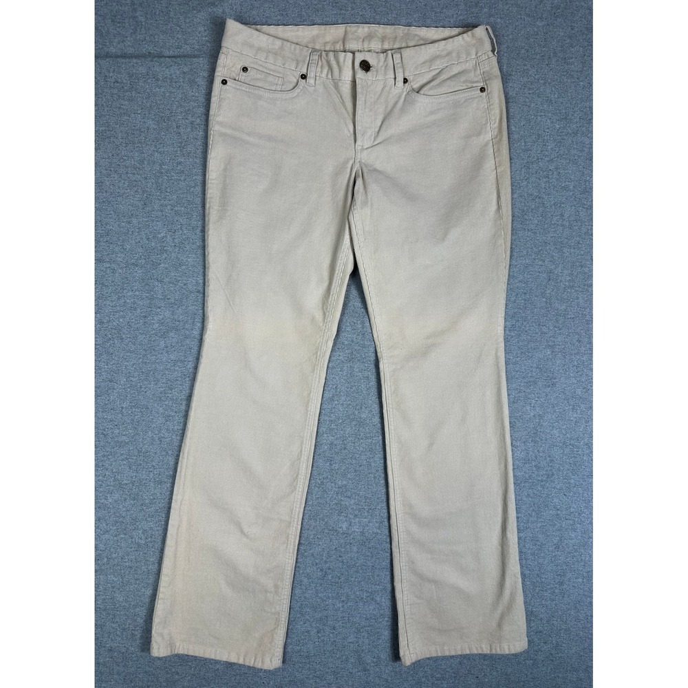 J Crew Corduroy Pants Mens 32R Tan Beige Favorite Fit Straight Leg